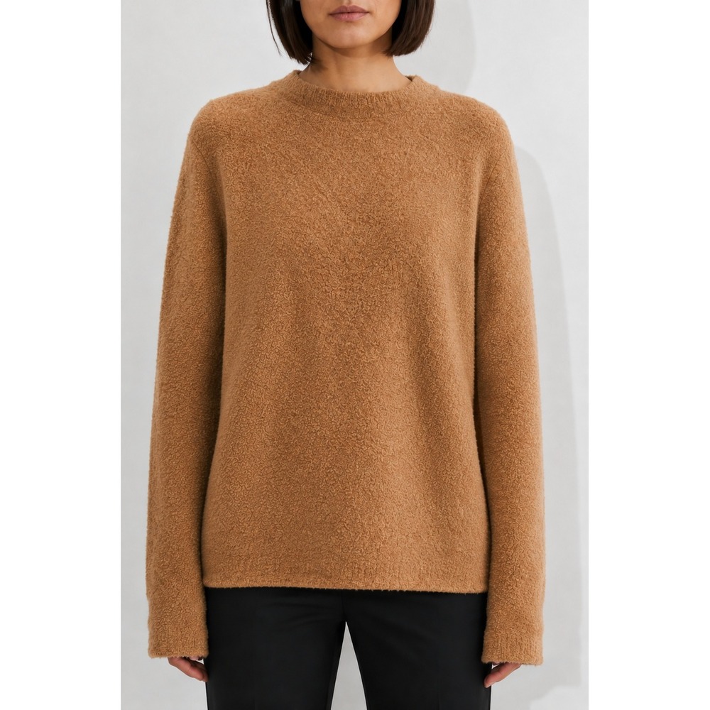 Christian Wijnants Korti Boucle Alpaca Wool Blend Crewneck Sweater XS Oversized